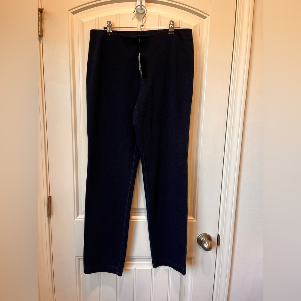 J Jill Pant Women Sz Small Blue‎ Indigo PureJill Stretch Skinny Casual NEW